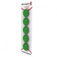 Board Magnet / Hyper Magnets with Blister Card, Green, 20mm, 10sets